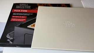 LIDL GRILLMEISTER Pizzastein wärmespeichernd [upl. by Nanyt]