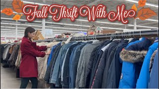 Fabulous Fall Thrifted Finds Lots of Fails and Plenty Of Fall Vibes Thrift With Me for Fall [upl. by Ojela767]