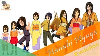 Naruto characters Hanabi Hyugas Evolution [upl. by Spain]