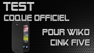 Wiko Cink Five  Test de la Coque Folio Officiel Wiko [upl. by Goldwin42]