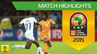 Côte DIvoire  Ghana  FINAL  CAN Orange 2015  08022015 [upl. by Mays]