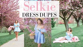 SELKIE DUPE HAUL FROM AMAZON  REVIEW AND TRY ON HAUL PRINCESS DRESS GOALS [upl. by Sadnak683]