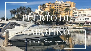 A quick tour around Puerto de Cabopino Marbella 🛥 [upl. by Filemon]