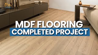 Our Completed Project Of MDF Flooring By Fixit Design [upl. by Roselani660]