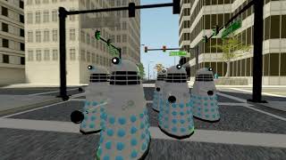 SFM Doctor Who Revolution Of The Daleks Recreation Daleks vs Daleks [upl. by Mcquoid]