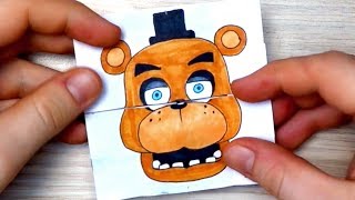 TUTORIAL Five Nights at Freddys Animatronics Transformations  Endless card [upl. by Dot]