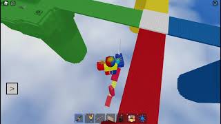 How to put a wall in the mid air in Doomspire Brickbattle insane trick  Roblox [upl. by Luapnaej]