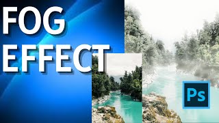 How to Add Fog Effect on Landscape Images in Photoshop [upl. by Shirk689]