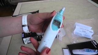 Braun Irt 4020 Thermoscan Unboxing  Braun Irt 4020 Thermoscan Ateş Ölçer kutu acilimi [upl. by Urba]