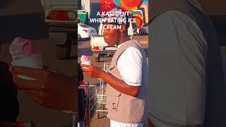 When a Kasi gent eats ice cream 🤣hoodcomedy makemefamous msansicomedy viralshorts funnyshorts [upl. by Ainav]