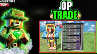 Epic Loot Alert Minecraft Village Trader OP Items You Cant Miss [upl. by Suryc692]