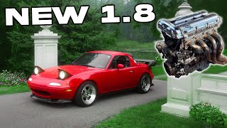 THE TRUTH  18L Miata Engine Swap  Part 1 [upl. by Eanrahs]