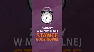 Zmiany w minimalnej stawce godzinowej [upl. by Kilam410]