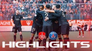 HIGHLIGHTS  Brest 23 PSG  ⚽️ ZAÏREEMERY amp MBAPPÉ  Ligue1 [upl. by Ahto]