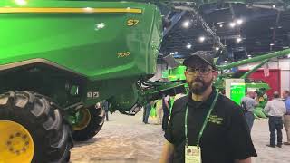 Deer Country is live from Commodity Classic with the new John Deere S7 Series Combines [upl. by Attemaj]