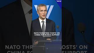 NATO Secretary General warns China of consequences for supporting Russia unless it changes course [upl. by Trillby]