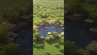 Axolotl Pond🐠Minecraft shorts [upl. by Woermer192]