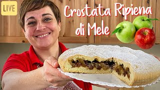 STRUDEL di MELE BUONISSIMO SENZA UOVA amp SENZA BURRO  RICETTA LIGHT x COLAZIONE e MERENDA [upl. by Lahsram]