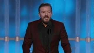 Ricky Gervais Golden Globes 2012 Açılış Konuşması Türkçe Altyazılı [upl. by Aihseuqal]