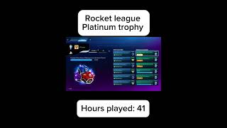 Rocket league platinum trophy [upl. by Innis]