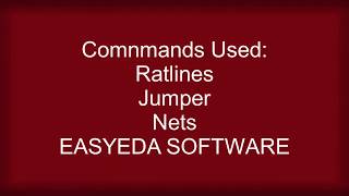 Ratlines Jumpers Nets In EasyEDA Software [upl. by Opal]