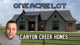 Canyon Creek Home Tour  One Acre Lot  Maypearl Texas [upl. by Ultun165]