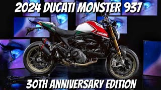 2024 Ducati Monster 937 30th Anniversary Edition First Look [upl. by Australia]