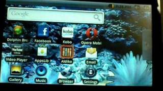 Coby Kyros MID7015 non rooted Tablet review 2 of 2 [upl. by Garald]