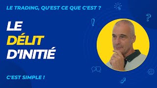 COMPRENDRE les effets dun DÉLIT DINITIÉ [upl. by Sadye]