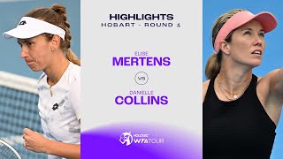 Elise Mertens vs Danielle Collins  2024 Hobart Round 1  WTA Match Highlights [upl. by Bently319]