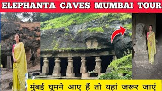 Elephanta Caves Mumbai Complete Tour Guide Vlog  Ferry amp Toy Train Ride  Elephanta Island Mumbai [upl. by Mohandis]