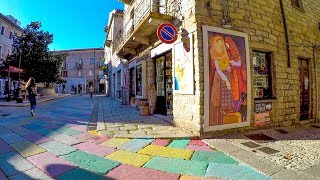 Wonders of Italy Tempio Pausania Sardinia Bright and Colourful Town Walk Around [upl. by Aneeroc287]