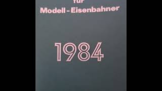 Mehr 1984 Taschenkalender für ModellEisenbahner [upl. by Margarete702]