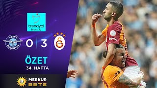 MERKUR BETS  Adana Demirspor 03 Galatasaray  HighlightsÖzet  Trendyol Süper Lig  202324 [upl. by Ahseya]