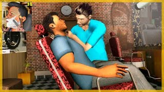 Barber Shop Mustache and Beard Styles Shaving Game [upl. by Kori]