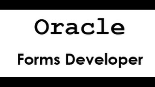 Oracle forms developing part 9avi [upl. by Urson]