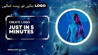 How to make logos logo maker app  create logo  logodesign [upl. by Leuqer]