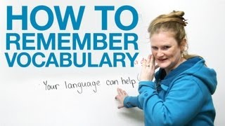 How to Remember Vocabulary [upl. by Wimsatt]