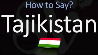 How to Pronounce Tajikistan CORRECTLY Country Name Pronunciation [upl. by Yhprum950]