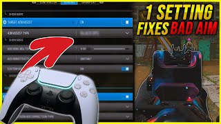 Best Aim Assist Setting to FIX YOUR AIM Best Aim Assist in MW3 Modern Warfare 3 Best Settings [upl. by Lyrac]