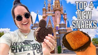 TOP 4 NEW SNACKS AT MAGIC KINGDOM [upl. by Adnalue]