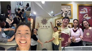 Balmaceda Fam collab with DIANAJEWELLERS Masayang vlog ofwlife jewelry investment ofwlife [upl. by Inavihs]