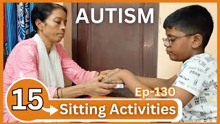 Sitting Fine Motor Skills Activities For Autism  Occupational Therapy For Autism At Home [upl. by Flemings640]