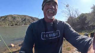 Silverwood Lake STRIPED BASS Pesca Y Convivencia Con Amigos [upl. by Mlehliw]