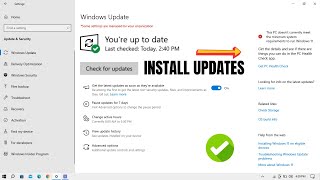 How to Install Windows 10 Update  Windows Update Isnt Working 100 Working [upl. by Etat818]