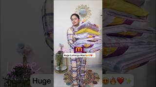 Meesho Huge Lehenga Haul shorts meesho [upl. by Ardisi]