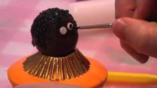 Zwarte Piet cupcakes  een stappenplan om zelf cupcakes te maken [upl. by Nagek]