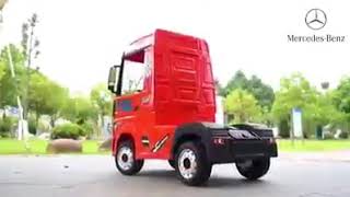 KIDS MERCEDES BENZ ACTROS RIDE ON TRUCK [upl. by Sirred]