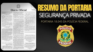 PORTARIA 1804523 POLÍCIA FEDERAL PONTOS IMPORTANTES [upl. by Ahseryt]