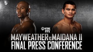 Press Conference Live  Mayweather vs Maidana 2  SHOWTIME Boxing [upl. by Campney]